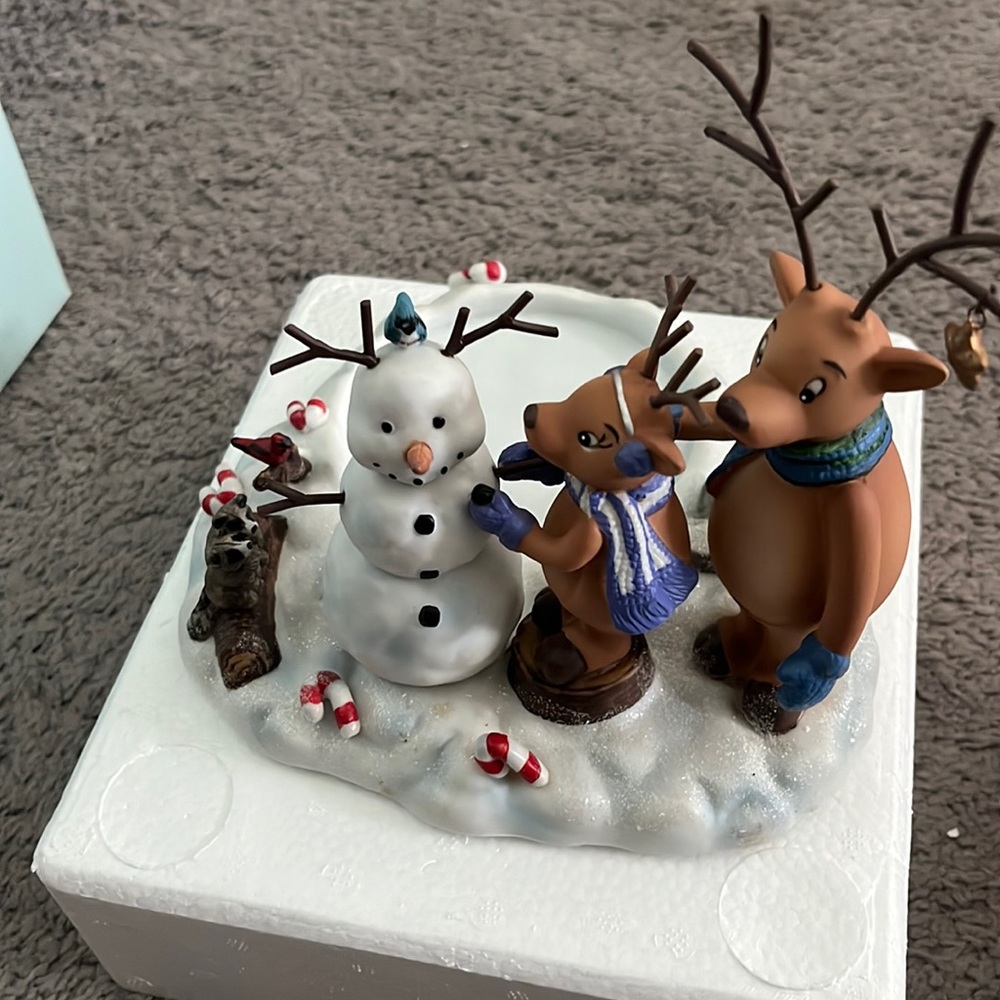 Reindeer Pillar Holder PartyLite